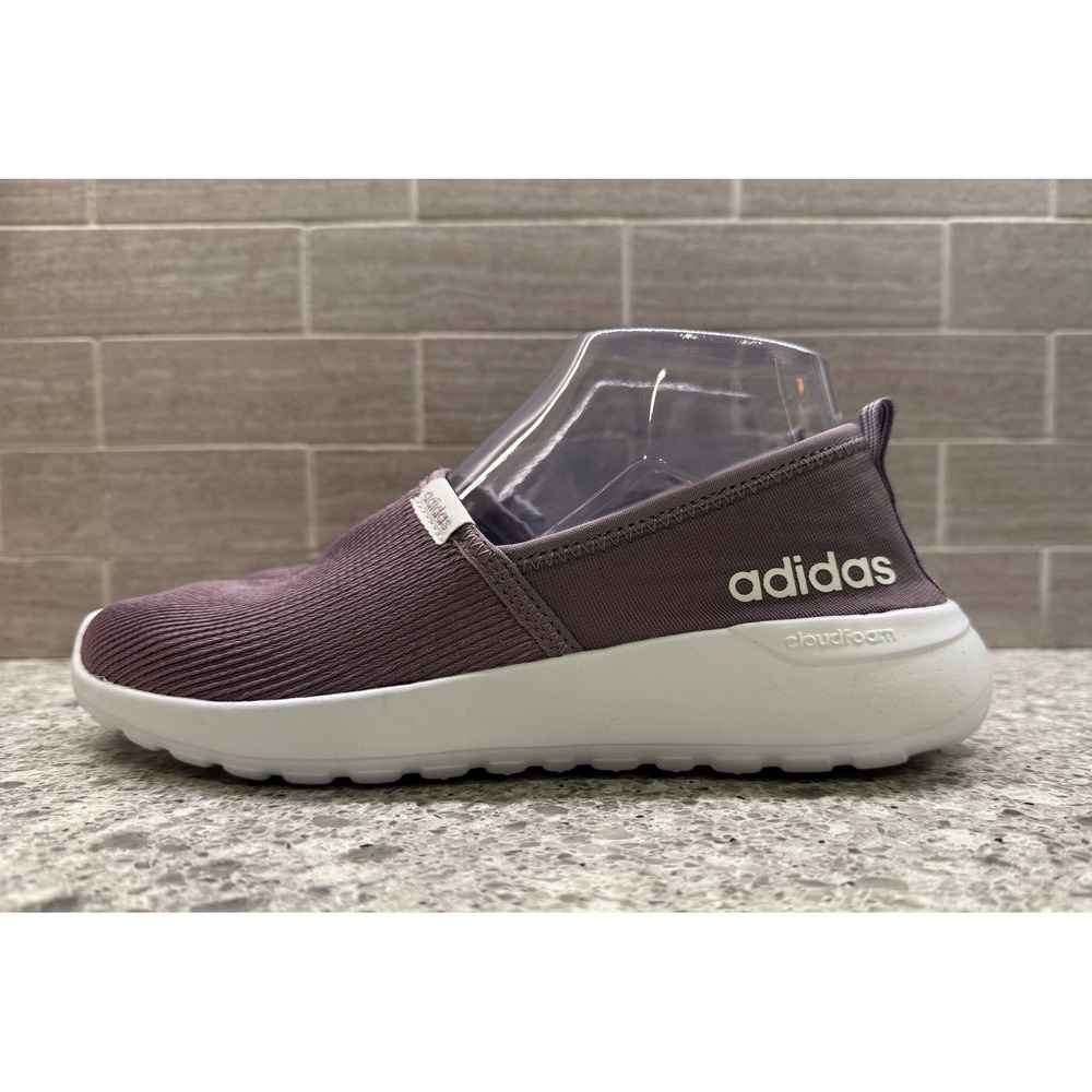 Adidas Women's Cloudfoam Lite Racer Slip On Purple Mauve Sneakers Size 7